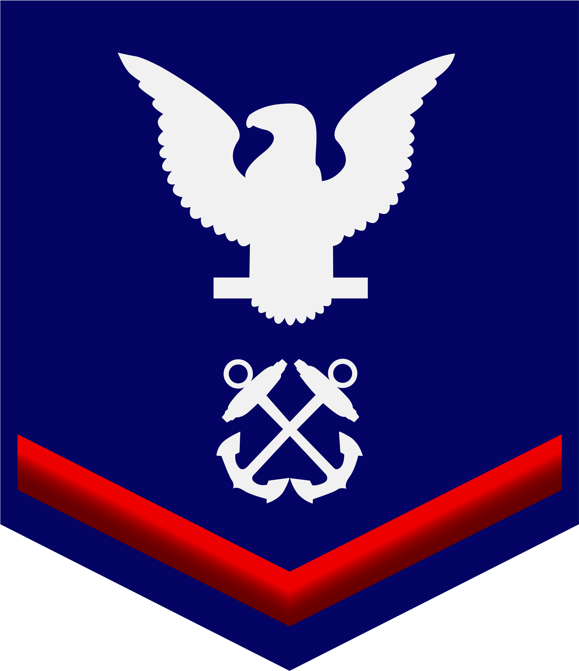 United States Coast Guard Recruit Study Guide - First Class Petty Officer Insignia Clipart (2000x2316), Png Download