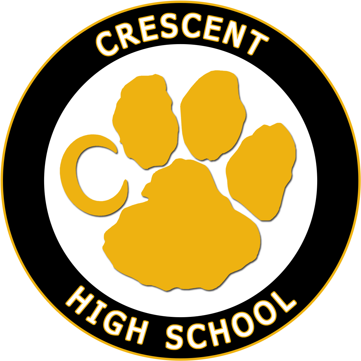 Crescent High School Logo Clipart (1250x1250), Png Download