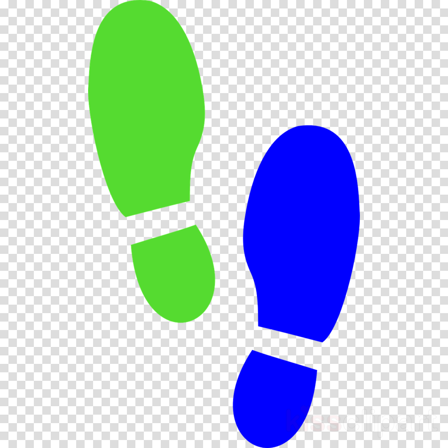 Download Download Green Shoe Prints Clipart Shoe Clip Art Footprint Vector Graphics Png