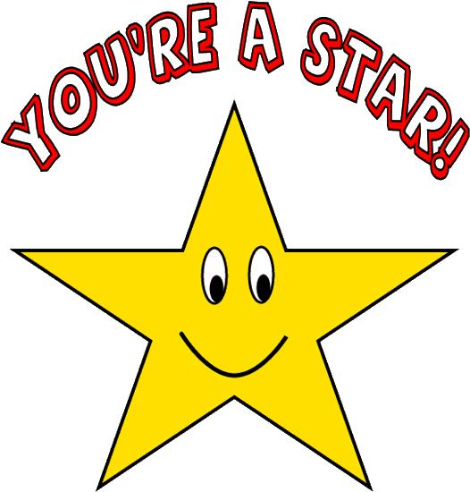 You're Great Clipart - Youre A Rock Star - Png Download (559x599), Png Download