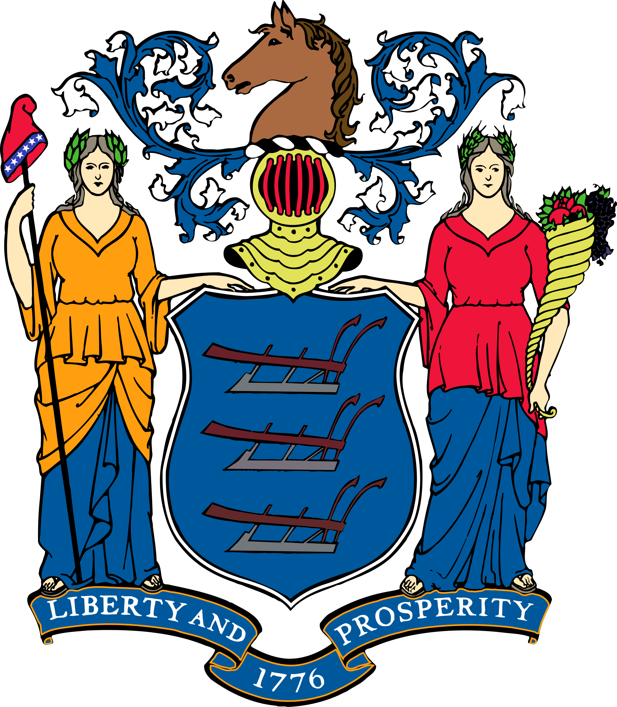 Members Area - New Jersey Colors Clipart (2000x2289), Png Download