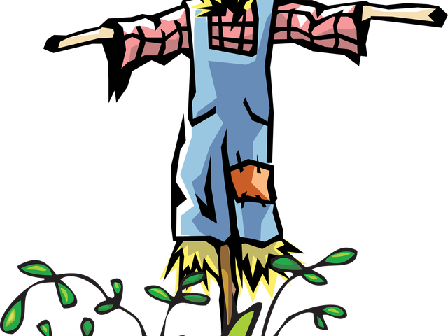 Scarecrow Clipart Strawman - Transparent Scarecrow Clipart - Png Download (640x480), Png Download