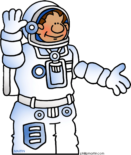 Collection Of Astronaut No Background High - Philip Martin Clipart Space - Png Download (544x648), Png Download