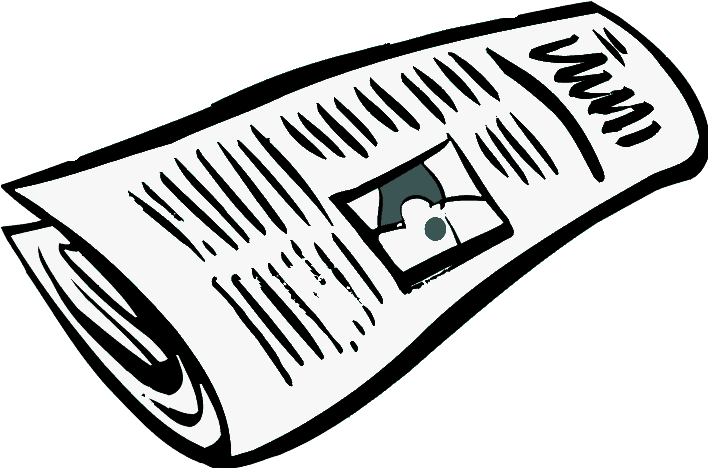 Download Journalist Clipart Newspaper Clip Art - Surat Khabar Clipart - Png Download (707x475), Png Download