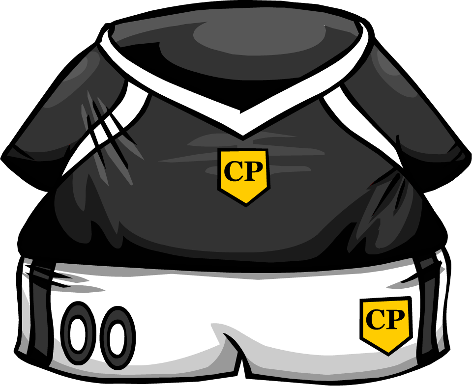 Black Club Penguin Wiki Fandom Powered By - Soccer Jersey Club Penguin Clipart (960x786), Png Download