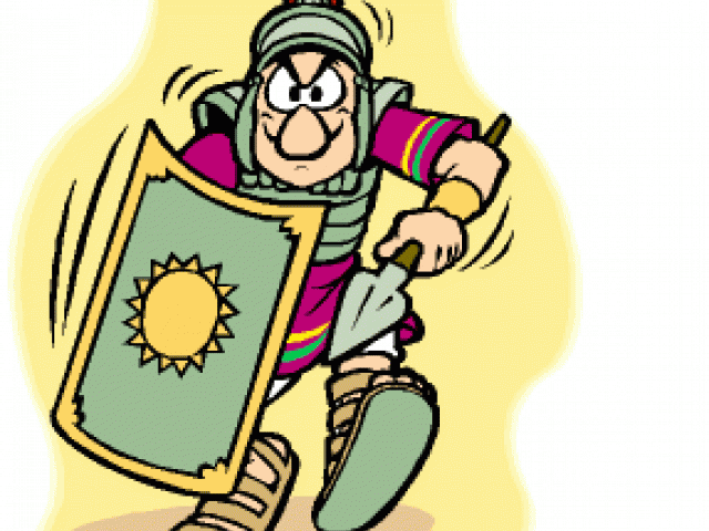 Roman Warriors Clipart Roman Empire - Thumbnail - Png Download (640x480), Png Download