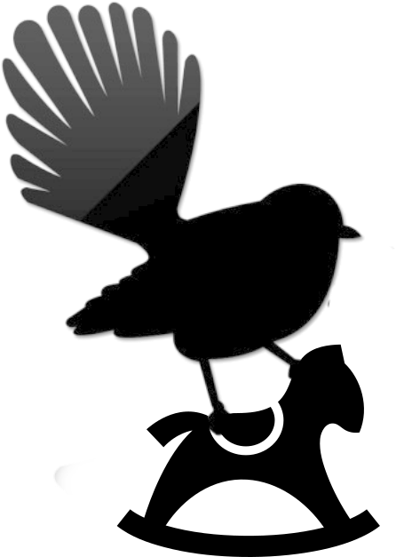 Fantail Bird Silhouette Clipart (625x663), Png Download