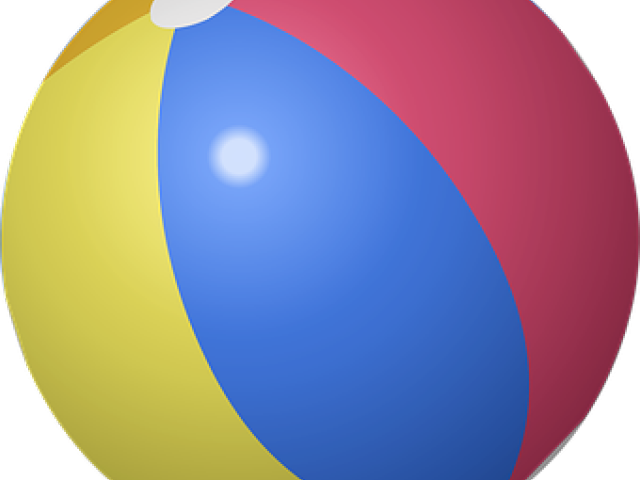 Beach Ball Clipart Baby Ball - Beach - Png Download (640x480), Png Download