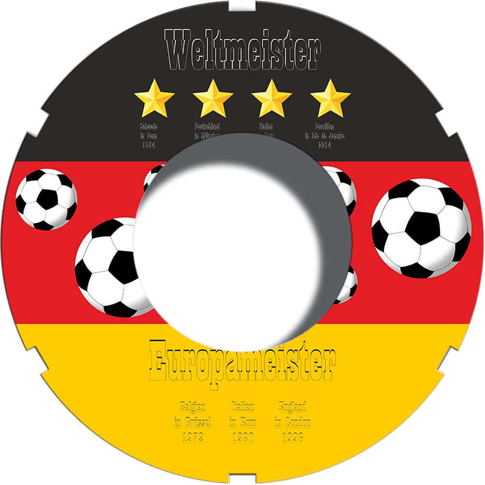 Fußball Ball - Circle Clipart (1000x1000), Png Download