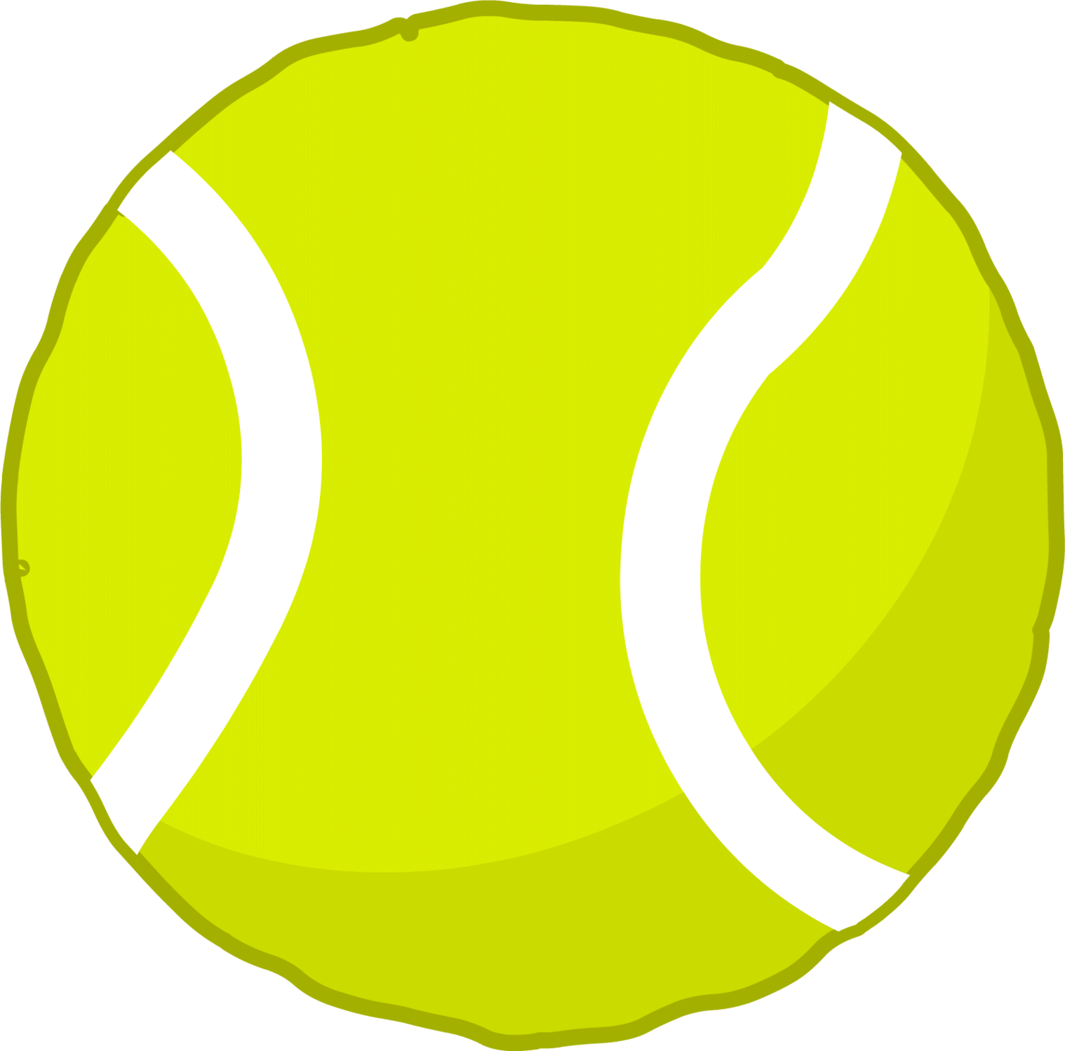 Tennis Ball Clip Art Clipart - Clip Art - Png Download (1518x1499), Png Download