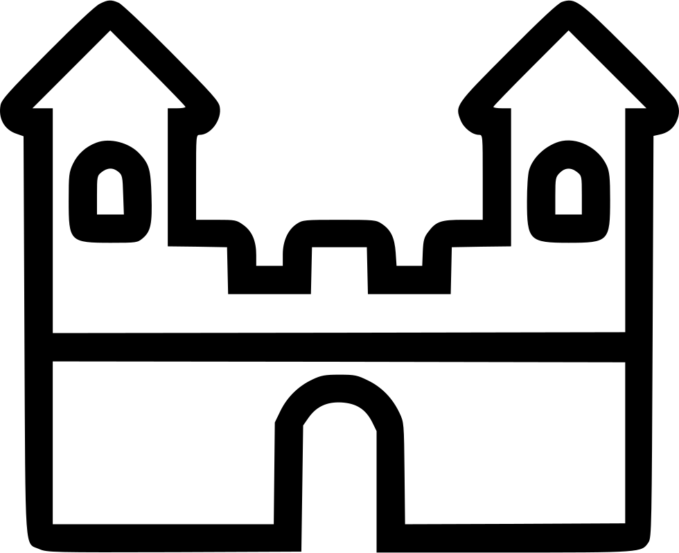 Castle I Comments - Bali Clipart (980x798), Png Download