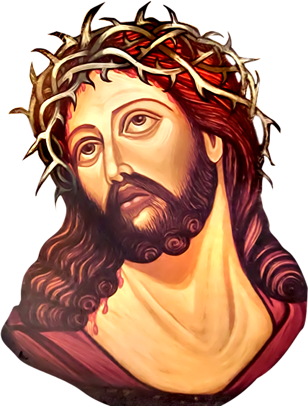Jesus Christ Png - Jesus Face Png Clipart (600x809), Png Download