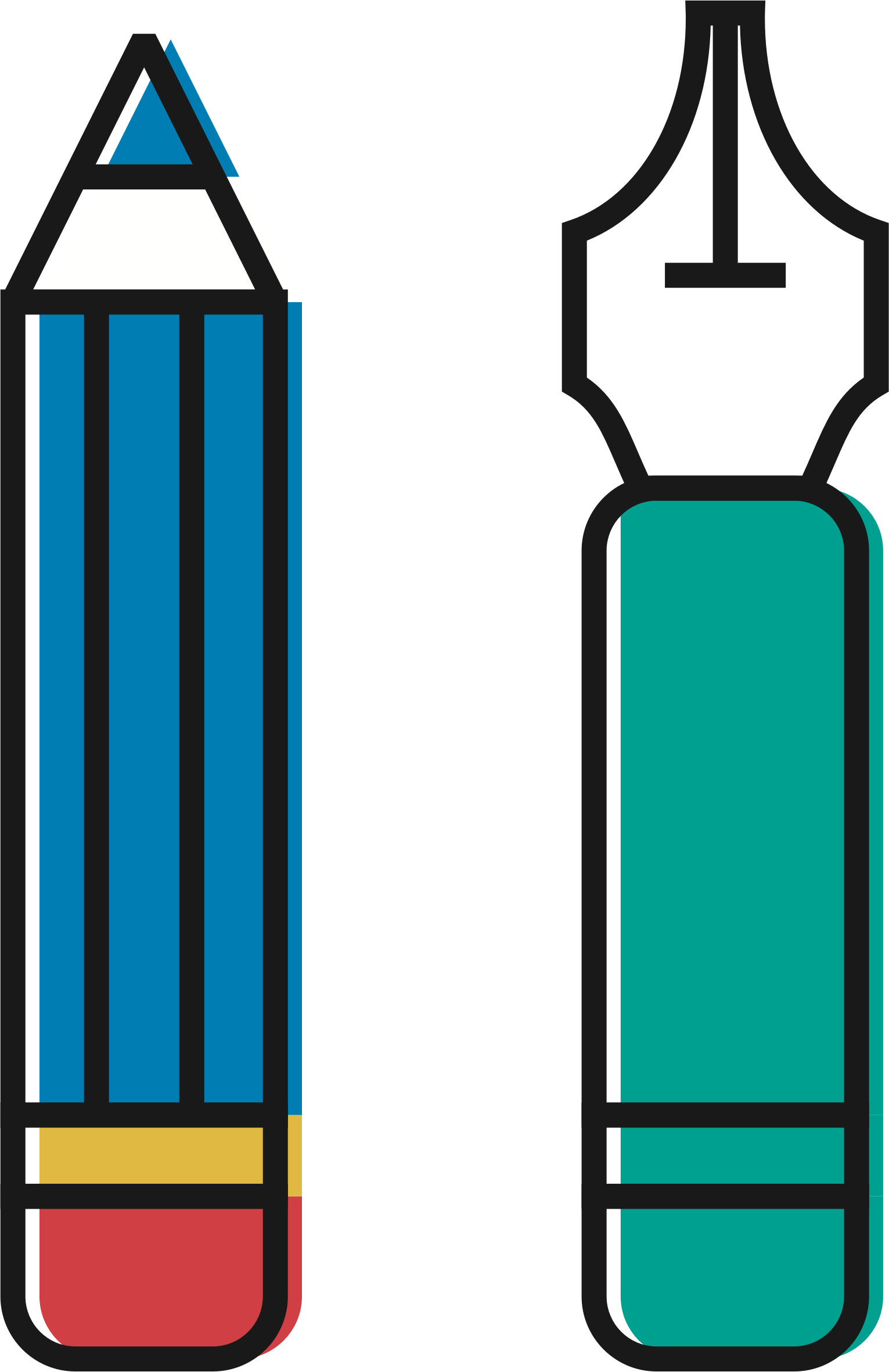 Big Image - Pen Clipart (1531x2361), Png Download
