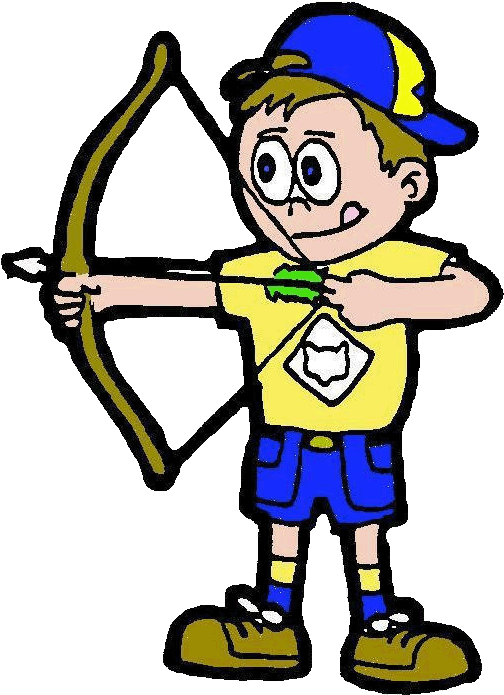 Camp Clipart Archery - Bow And Arrow - Png Download (511x696), Png Download