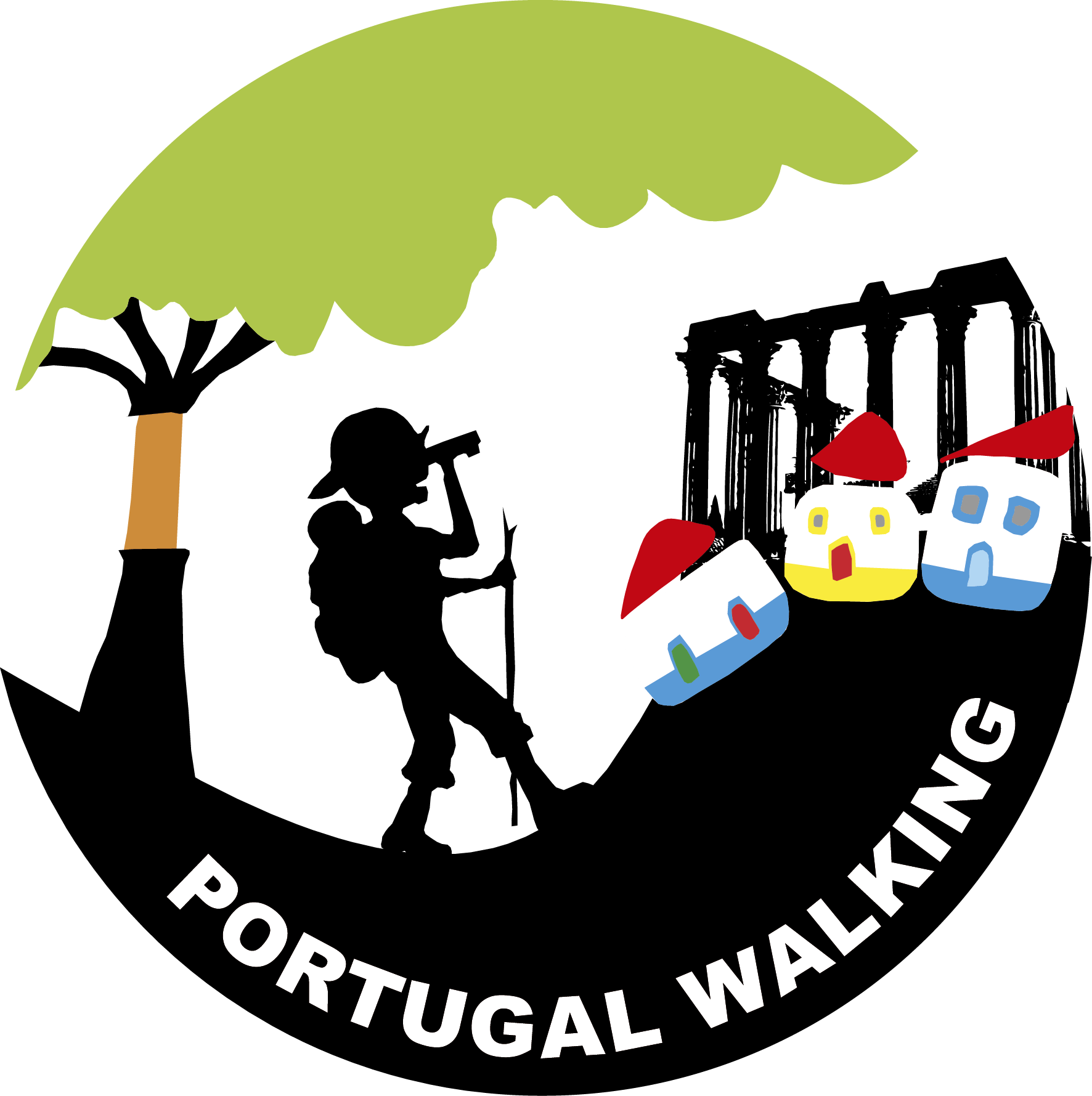 Arr Bida Walking Tour Portugal - Roman Temple Of Évora Clipart (1772x1779), Png Download