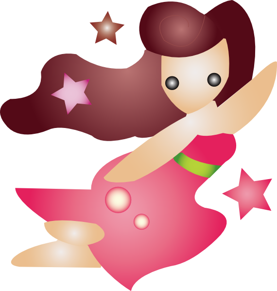 This Free Clip Arts Design Of Angel Girl - Png Download (570x598), Png Download
