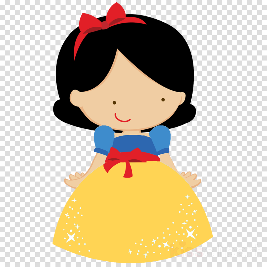 Branca De Neve Cute Png Clipart Snow White Seven Dwarfs - Snow White Clip Art Transparent Png (900x900), Png Download