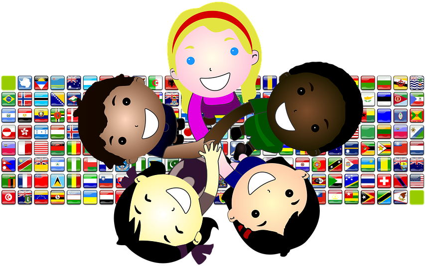 Acceptance And Inclusion Of Children With Disabilities - Library Multicultural Clipart (960x654), Png Download