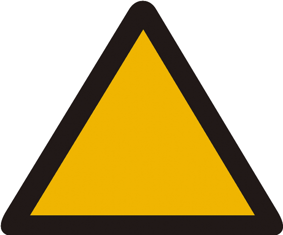 Flashing Warning Sign Bing Images - Warning Sign Animated Gif Clipart (640x480), Png Download