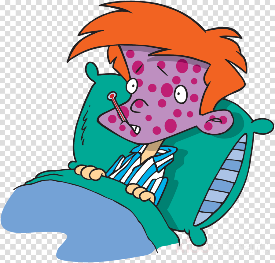 Illness Clipart Sick Disease Clip Art - Cartoon Chicken Pox Transparent