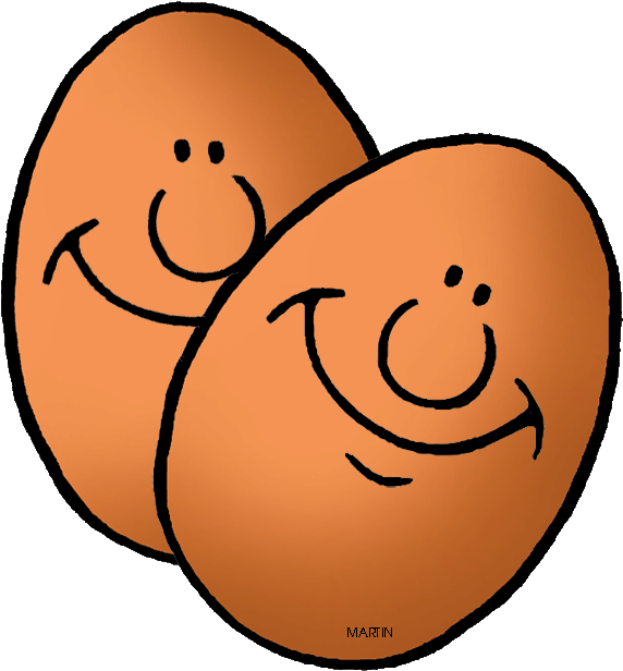 Egg Clipart Face - Egg With Face Clipart - Png Download (627x648), Png Download