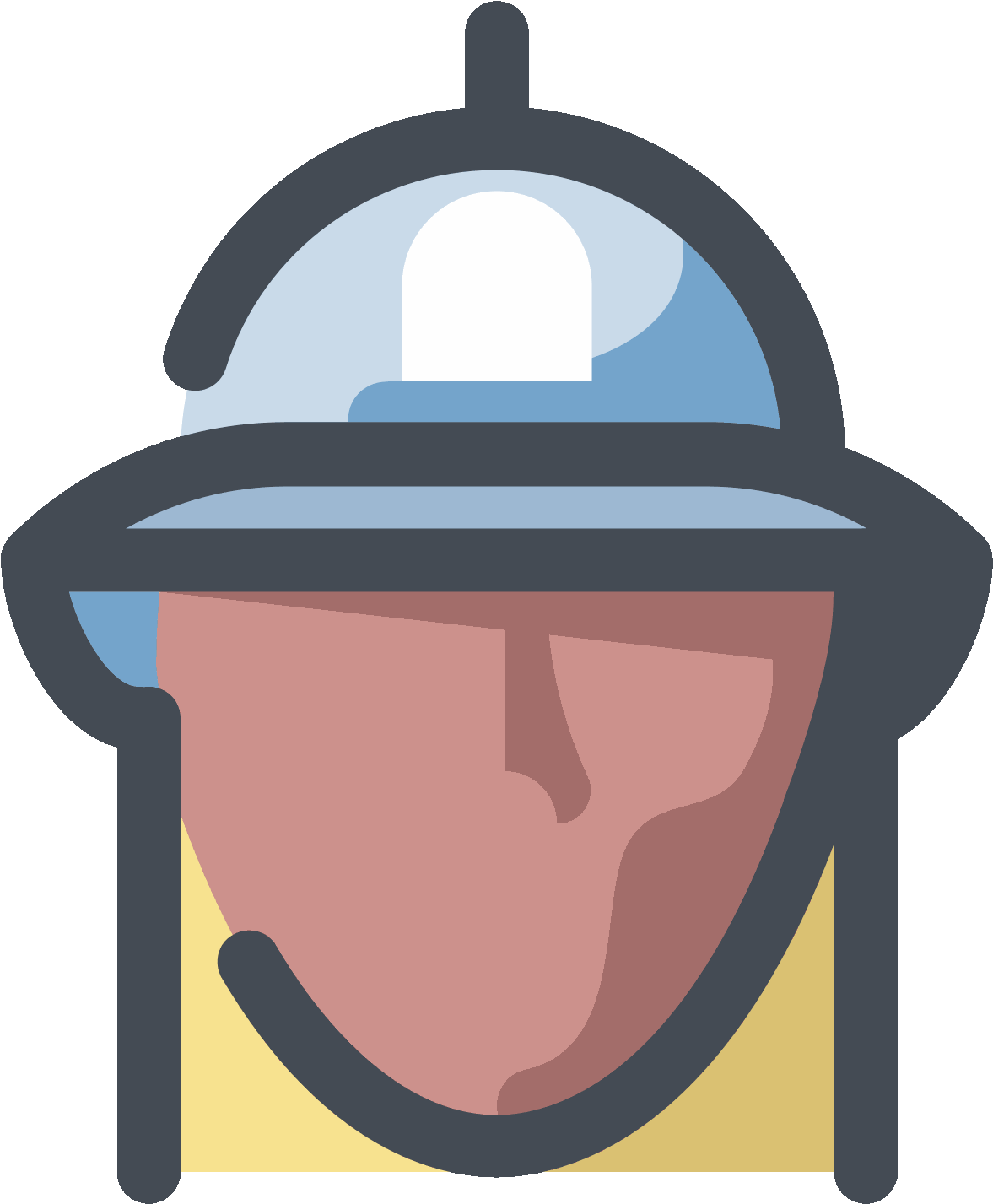 Fireman Skin Type 6 Icon - Firefighter Clipart (1600x1600), Png Download