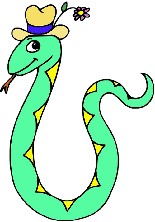 Snake Cartoon 9, Buy Clip Art - Snake Coloring - Png Download (504x720), Png Download