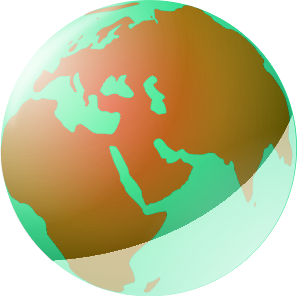 Clipart Info - Globe - Png Download (600x594), Png Download