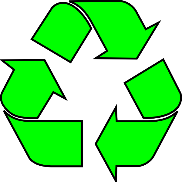 Recycle Symbol Clipart Transparent Background - Png Download (600x600), Png Download