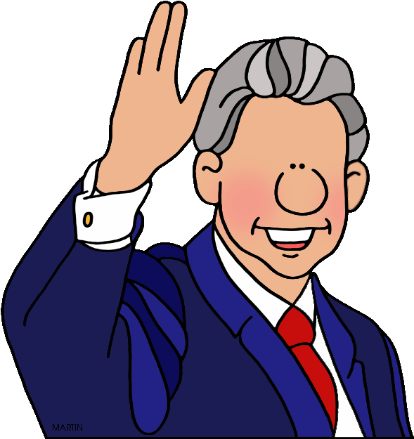Occupations Clip Art By Phillip Martin, Bill Clinton - Bill Clinton Clip Art - Png Download (614x648), Png Download