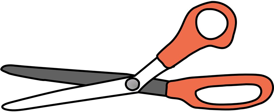 Clipart Scissors - Png Download (960x480), Png Download