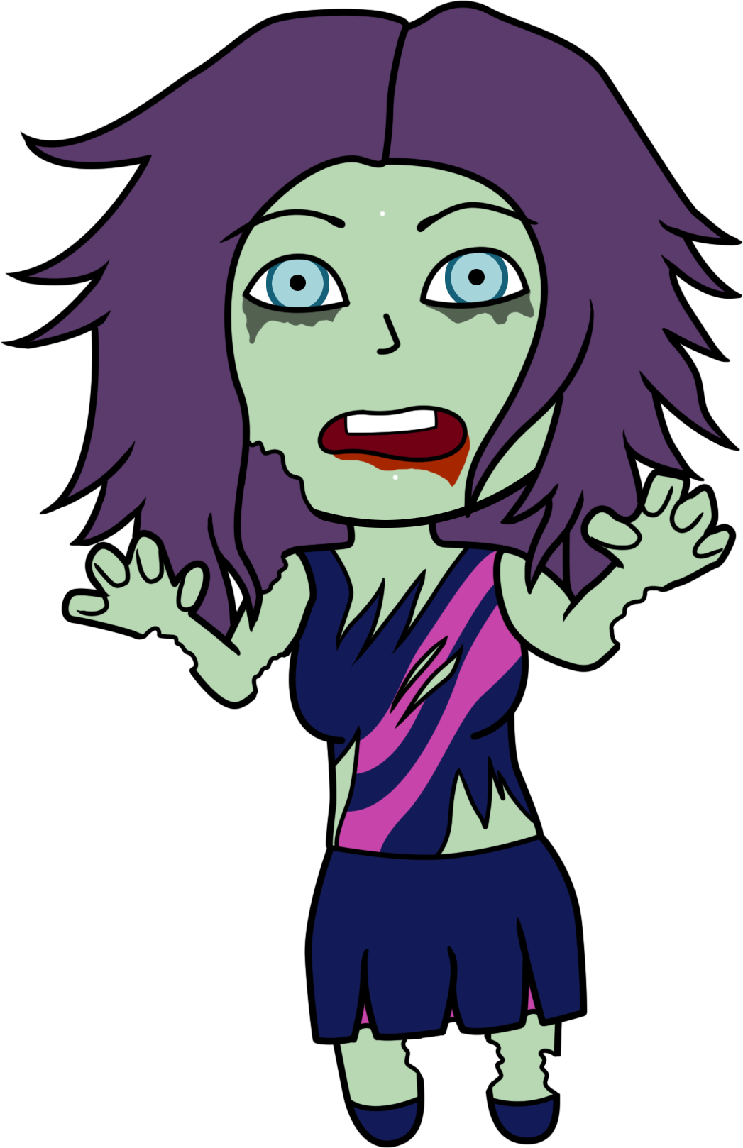 Halloween - Cartoon Clipart (1047x1618), Png Download