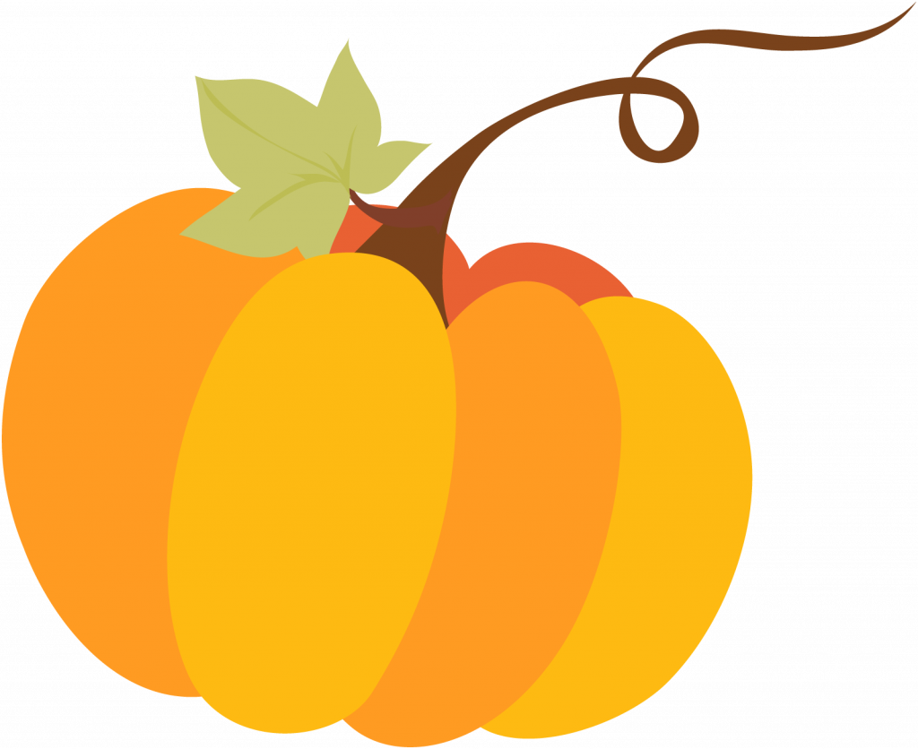 Happy Pumpkin Clipart - Pumpkin Clip Art Cute - Png Download (1024x836), Png Download