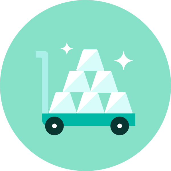 Dutch Government Icons - Raw Material Icon Png Clipart (600x600), Png Download