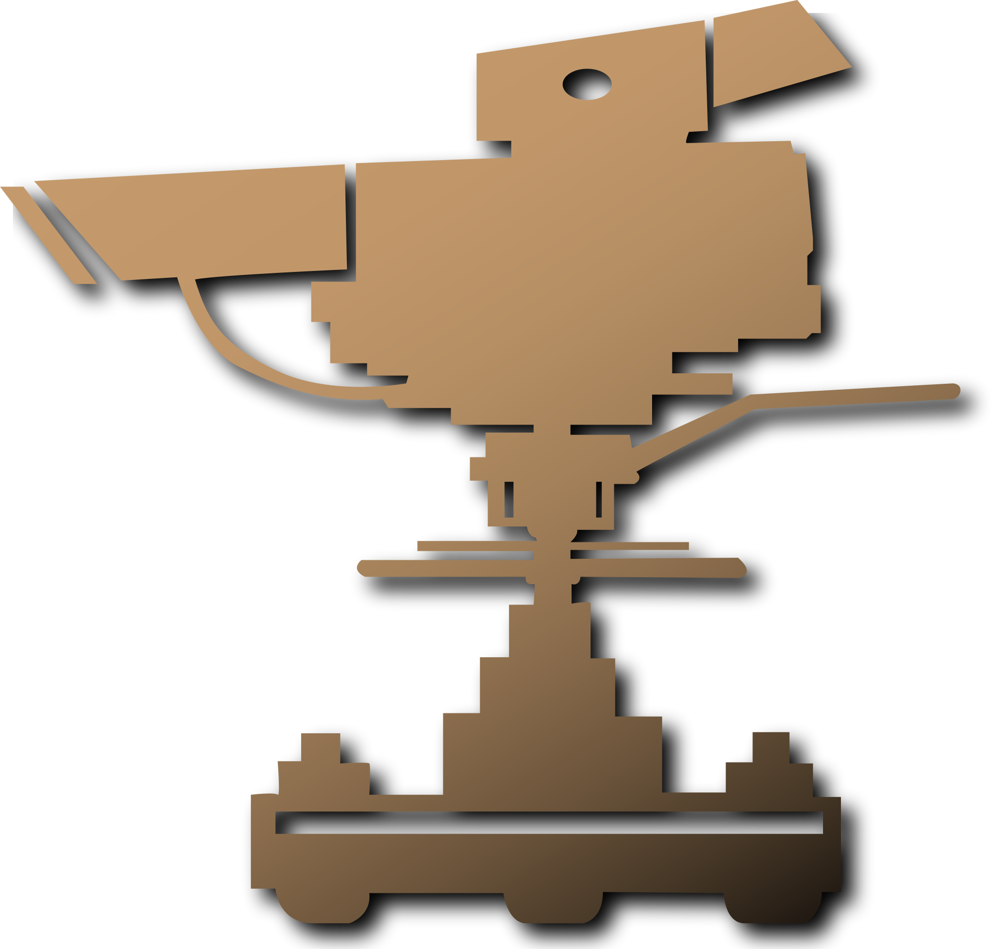 Open - Tv Studio Camera Png Clipart (2000x1909), Png Download