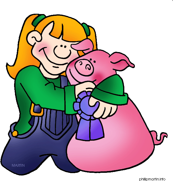 Food Clip Art By Phillip Martin Pork - 4 H Clip Art - Png Download (643x648), Png Download