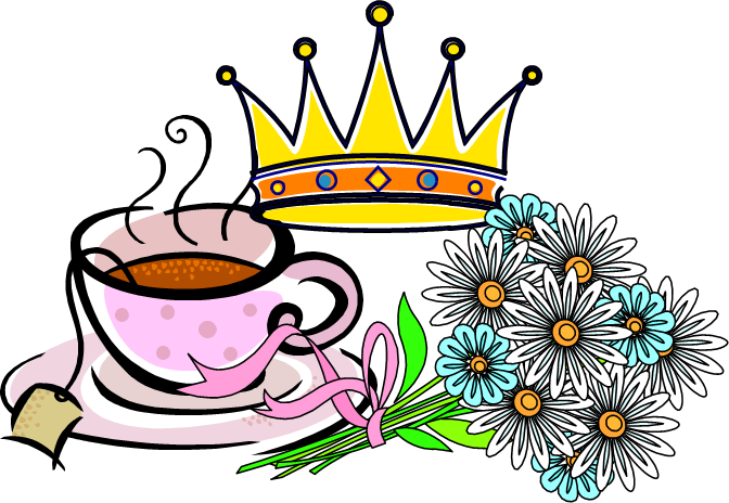 A Pretty Bouquet - Cup Of Tea Clipart - Png Download (672x464), Png Download