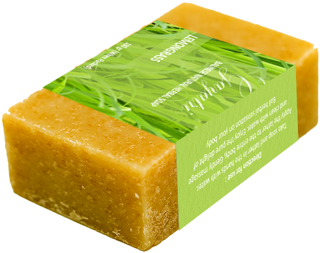 Gayatri Herbal Soap Lemongrass - Soap Bar Clipart (700x700), Png Download