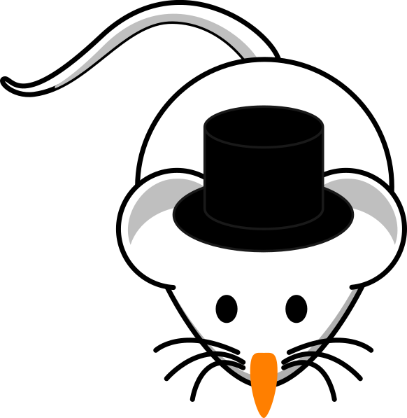 Cute Mice Coloring Pages Clipart (582x597), Png Download