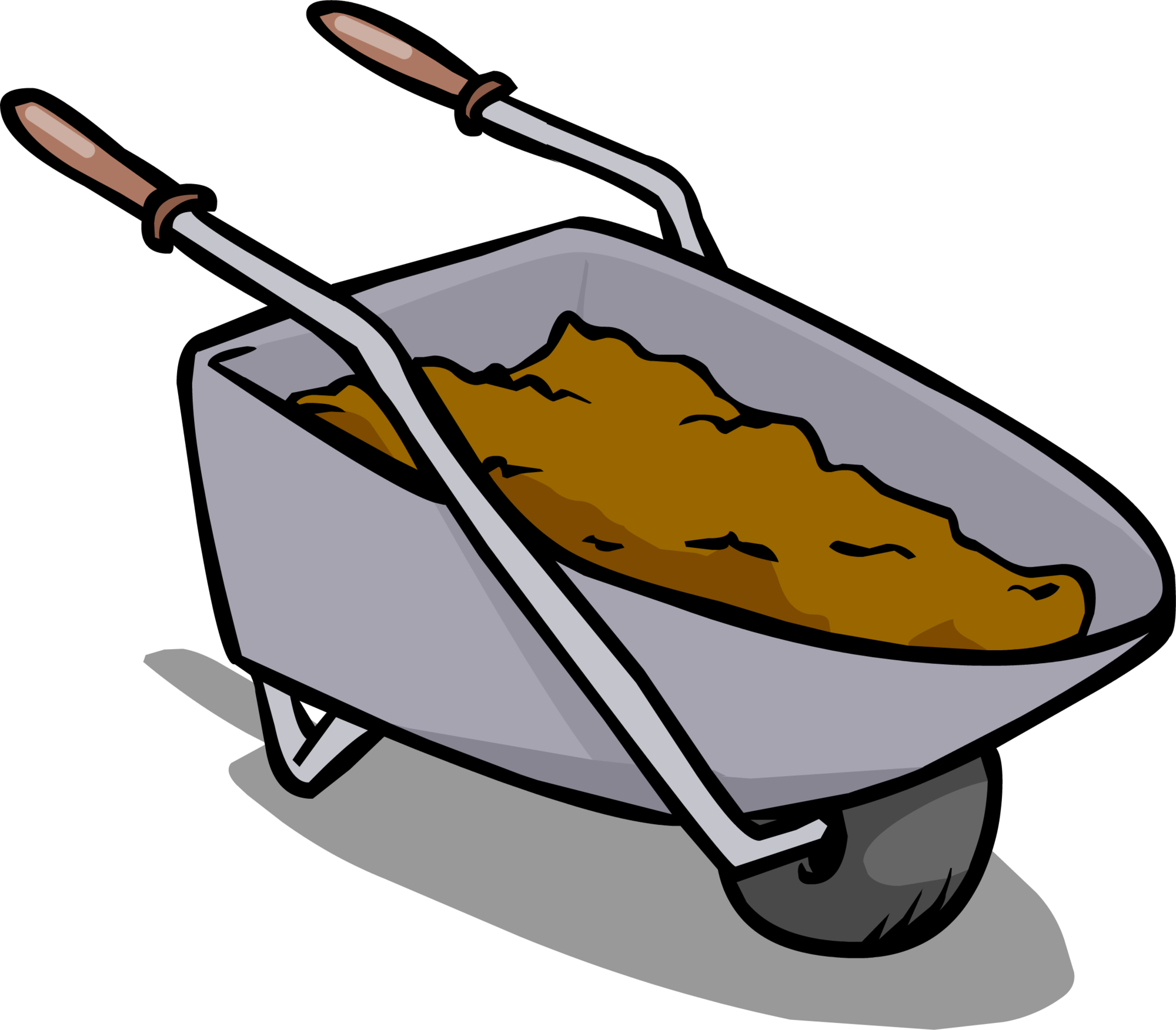 Gardener Clipart Wheelbarrow - Portable Network Graphics - Png Download (2000x1752), Png Download