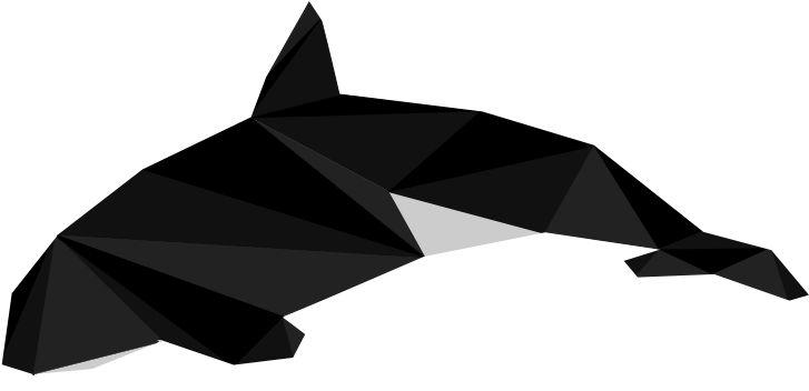 Orca Creative Studio - Killer Whale Clipart (831x421), Png Download