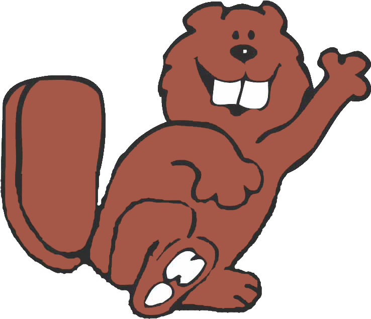 Cartoon Beaver - Cartoon Beaver Transparent Background Clipart (772x652), Png Download