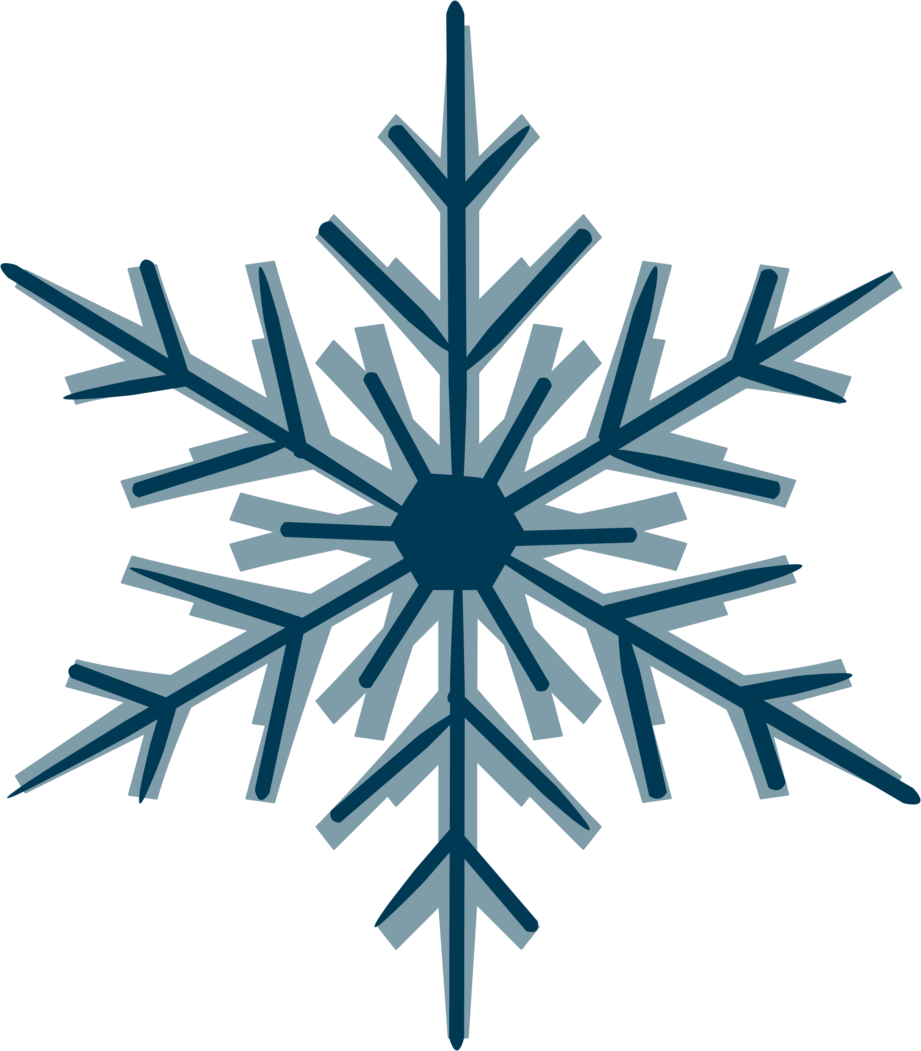 Bedding Group Logo - Snowflake Black And White Png Clipart (1333x1333), Png Download