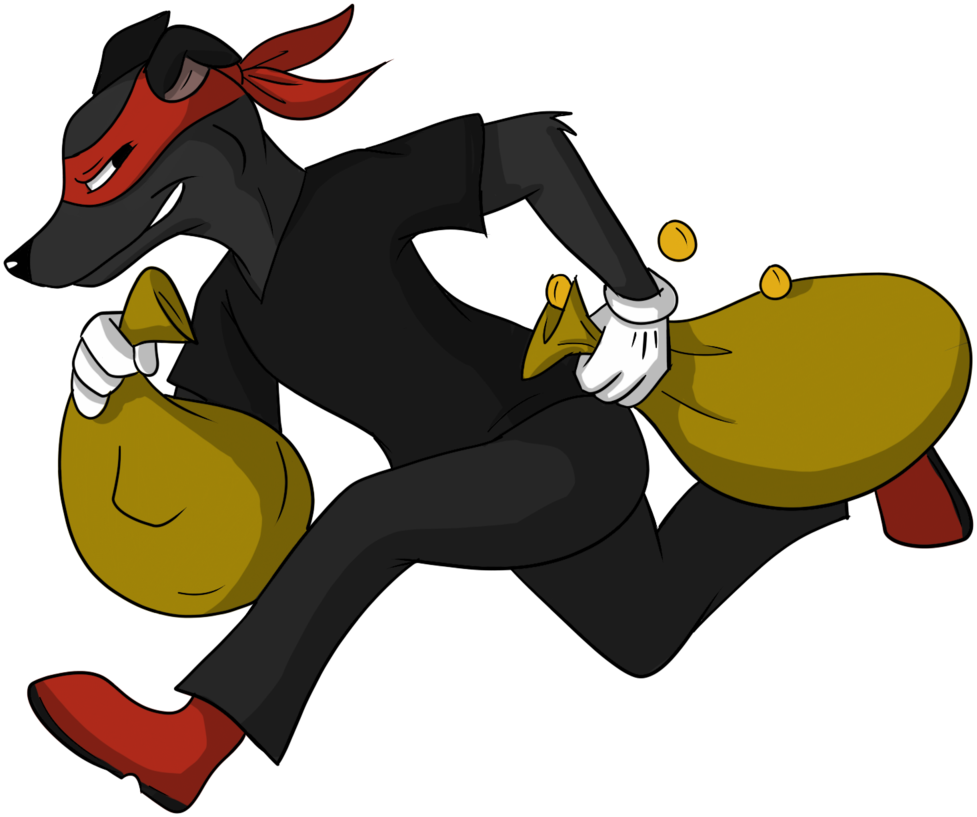 Catch That Thief By Force - Art Clipart (977x817), Png Download