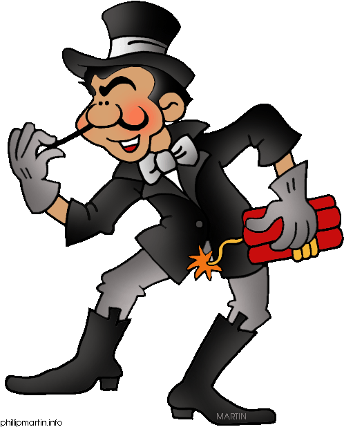 The Thief Is The Type Of Person Who Joins A Group That - Bad Guys Clipart - Png Download (526x646), Png Download