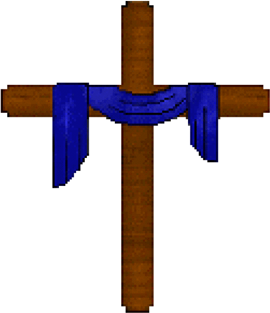 Purple - Wooden Cross Clip Art - Png Download (640x732), Png Download