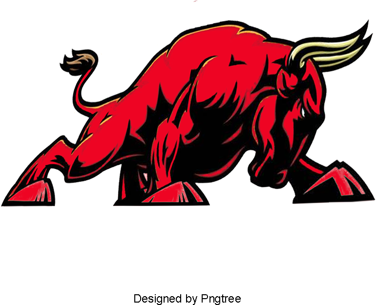 Bull Clip Art Cartoon Red Bull Cartoon Clipart Bull - Clip Art - Png Download (800x800), Png Download