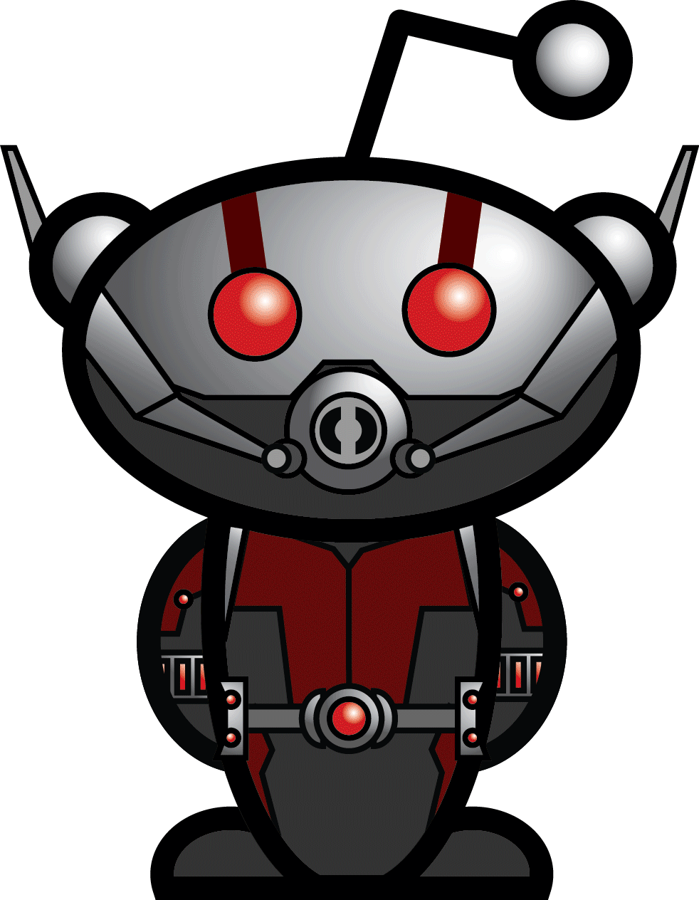 Ant Man Sticker Clipart (982x1264), Png Download