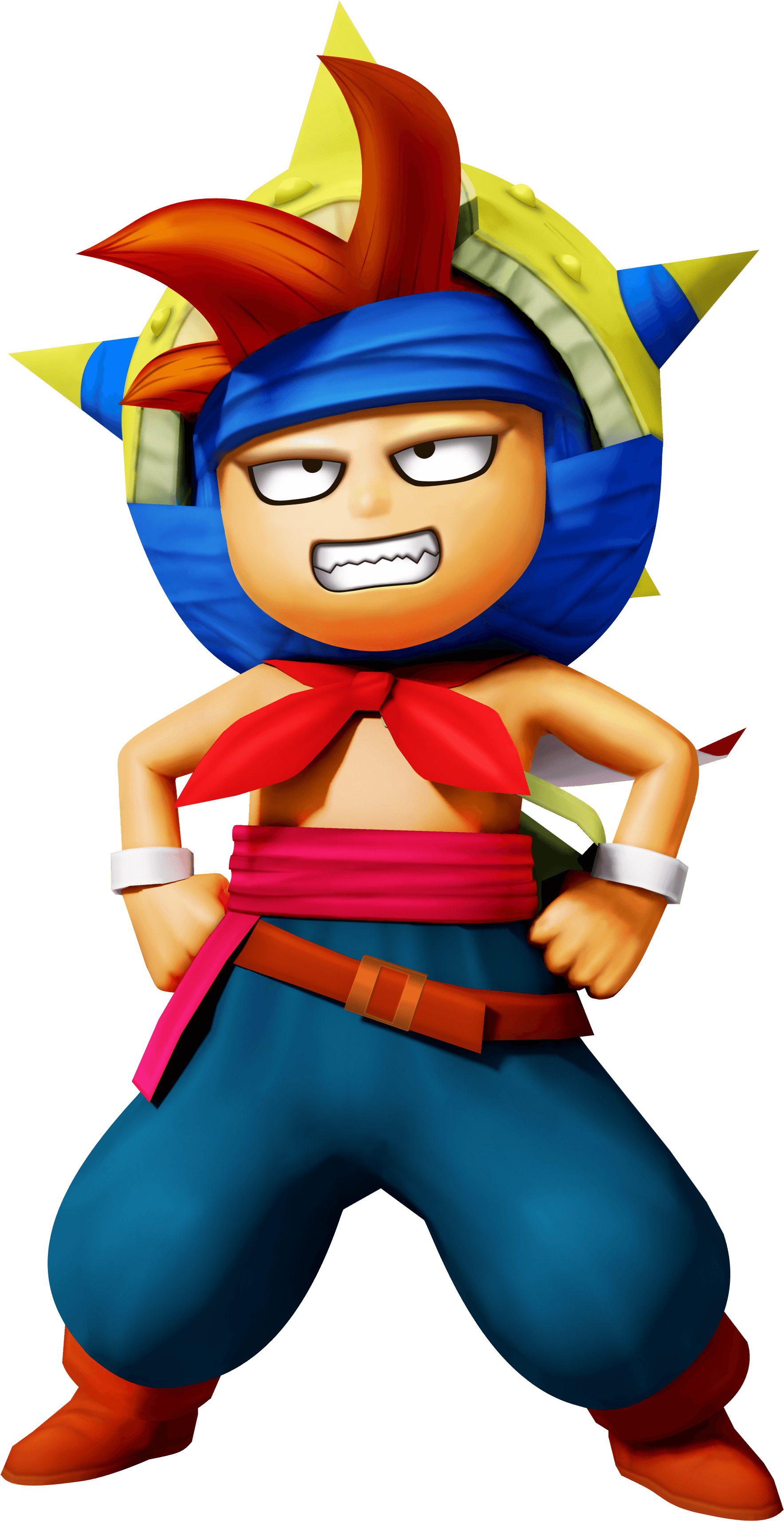 Yangus Victorious Jump, Yangus Showing Teeth - Dragon Quest Young Yangus Clipart (2088x3504), Png Download