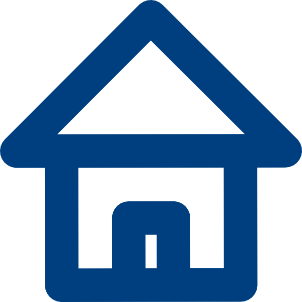 Blue House Svg Clip Arts 600 X 600 Px - Png Download (600x600), Png Download